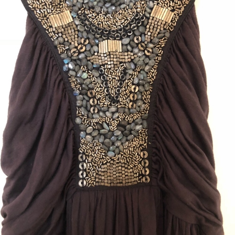 All Saints Akiko Spitalfields beaded dress US 0-4 - Picture 3 of 4